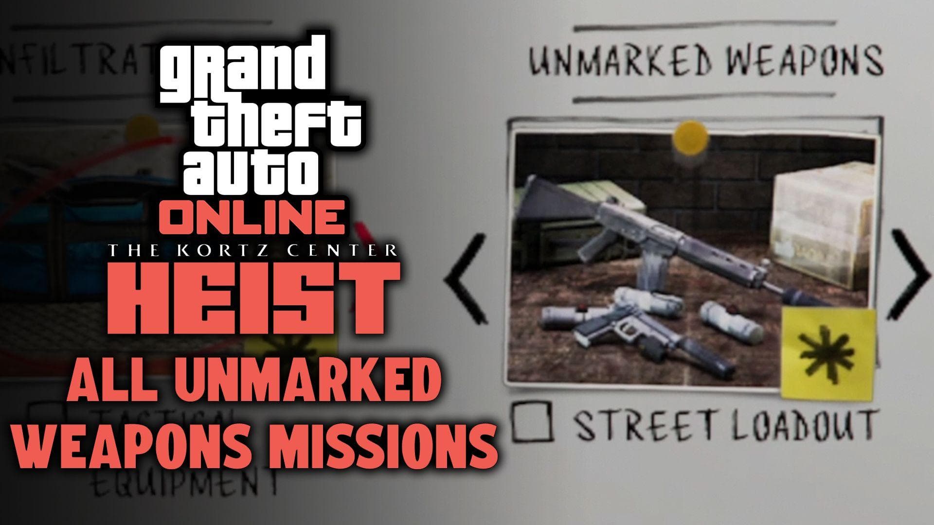 GTA Online : Le braquage du Kortz Center – Toutes les missions de préparation des armes non marquées
