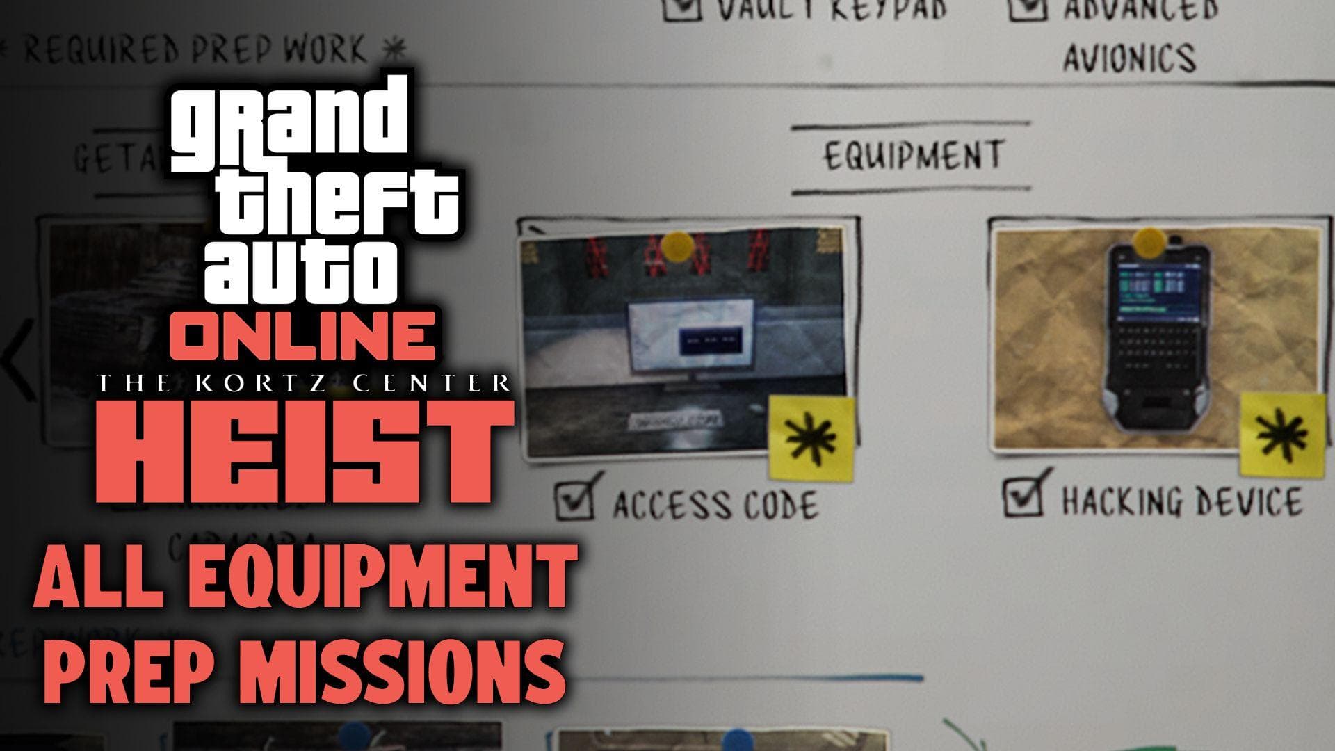 GTA Online : Le braquage du Kortz Center – Toutes les missions de préparation du matériel