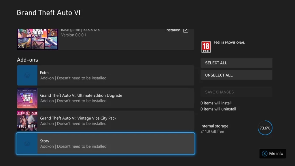 GTA 6 XBOX Files Suggests GTA Online Inclusion